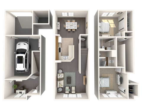 Bamboo II Floor Plan at Floresta, Florida